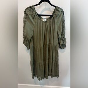 Just Found - Plus size 2x olive green dress NWT